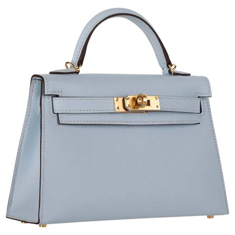 hermes kelly bleu brume|blue hermes purses.